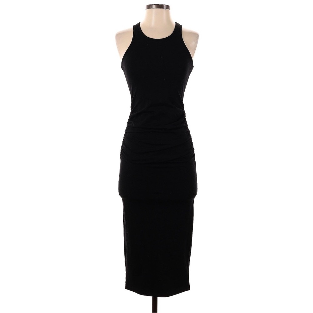 Michael Stars XS Black Sleeveless Tank Midi Dress